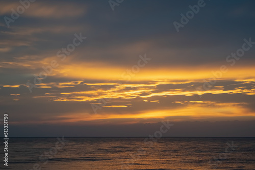 sunset over the sea © bykot