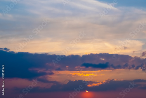 sunset, clouds © bykot