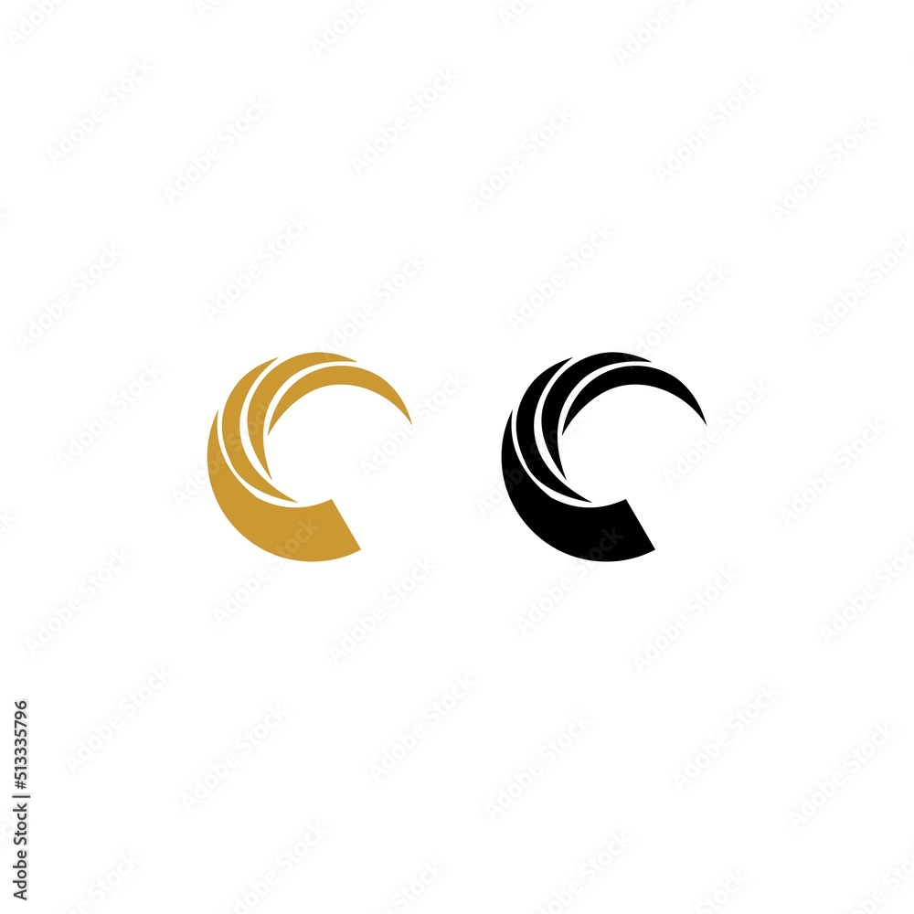 logo curve creative template technology logo vector logo curve creative template technology logo vector