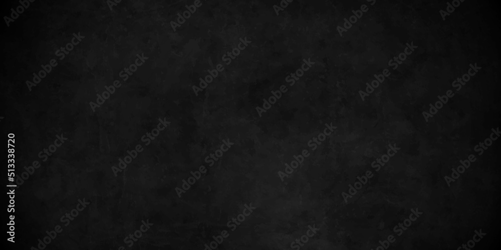 Black stone concrete texture background anthracite panorama. Panorama dark grey black slate background or texture.	
