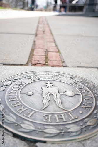 The Boston Freedom Trail in Boston Massachuset