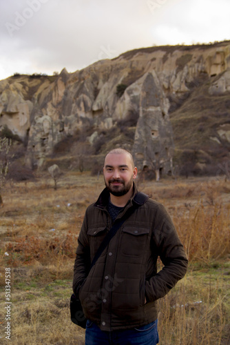 handsome man in sunglasses in goreme national parkcappadocia, turkey  © dogmer