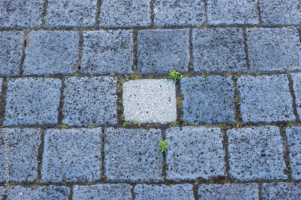 Grey granite square paving stones Grey granite square paving stones