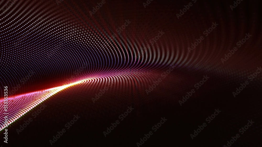 3D Rendering of Abstract Particles 3D Rendering of Abstract Particles