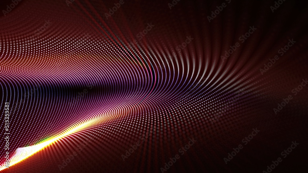 3D Rendering of Abstract Particles 3D Rendering of Abstract Particles