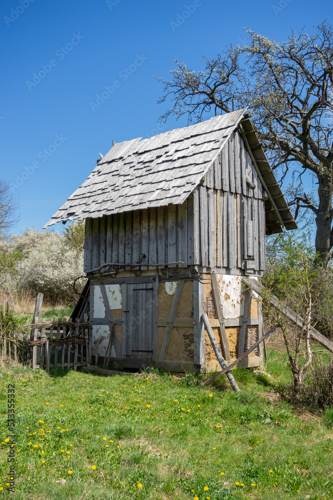 Rustic medieval hut Rustic medieval hut