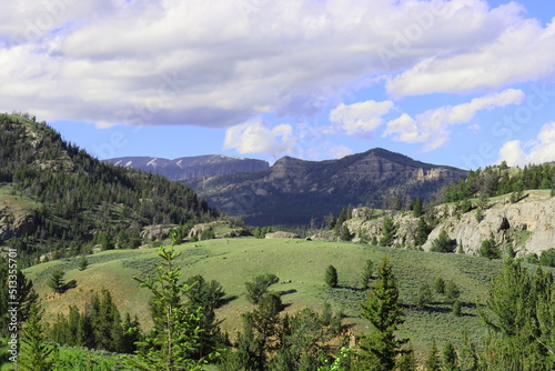 landscape with sky and clouds