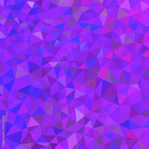 abstract vector geometric chaotic triangle background - purple and violet