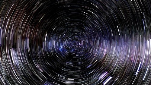 3D Rendering of Star Trails.