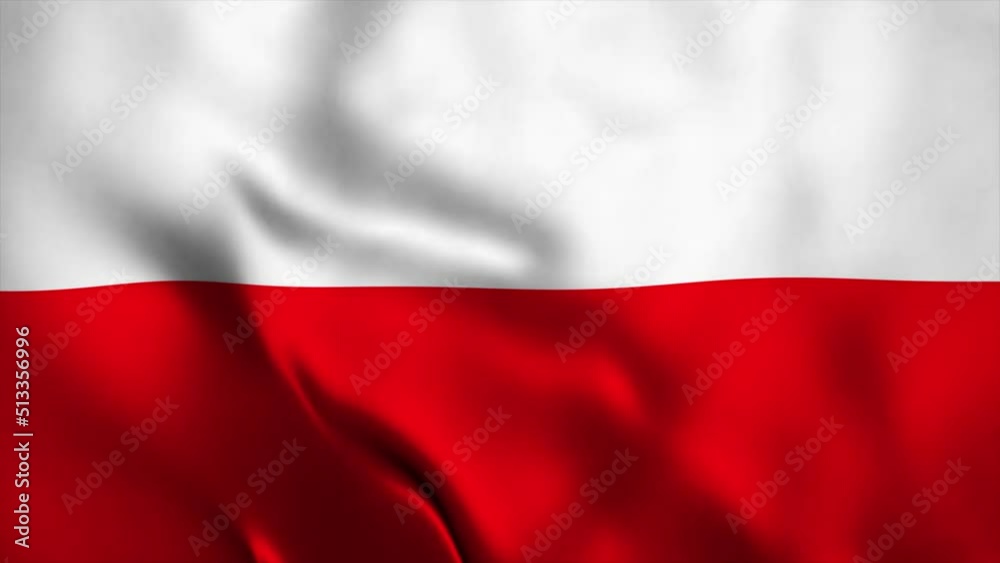 animation video flag independen day of poland animation video flag independen day of poland