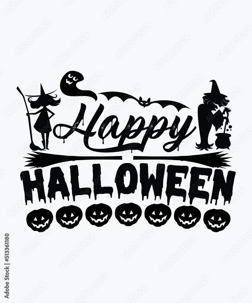 Happy Halloween. Halloween day design. vector file.
