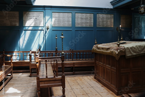 Winter Synagogue at the Portuguese Synagogue in Amsterdam, Netherlands photo