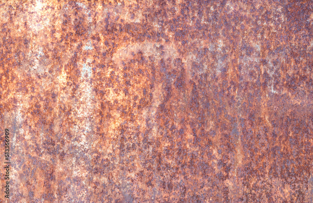 Rusted iron plate For making a background to decorate