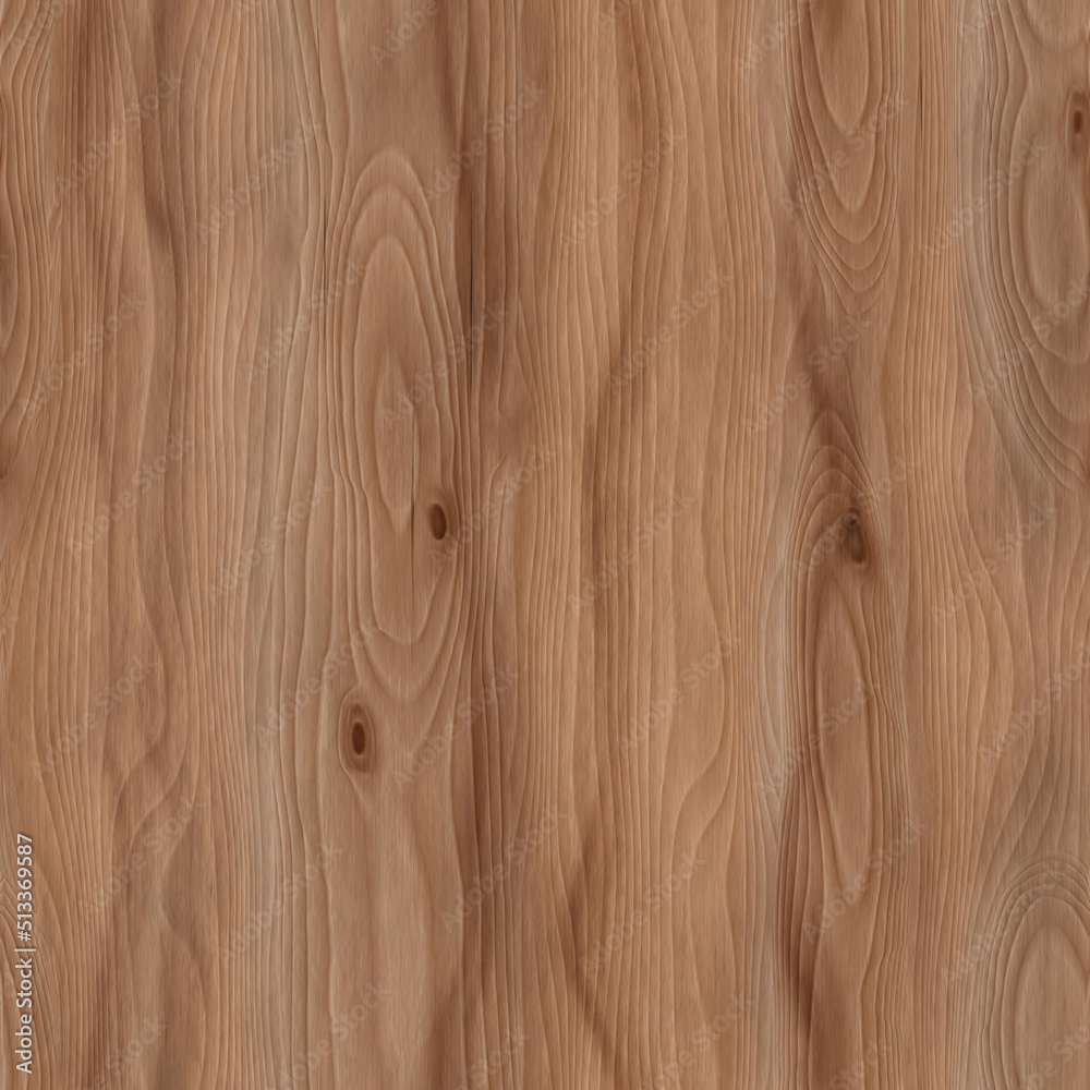 Realistic wood grain texture seamless background image Stock Photo