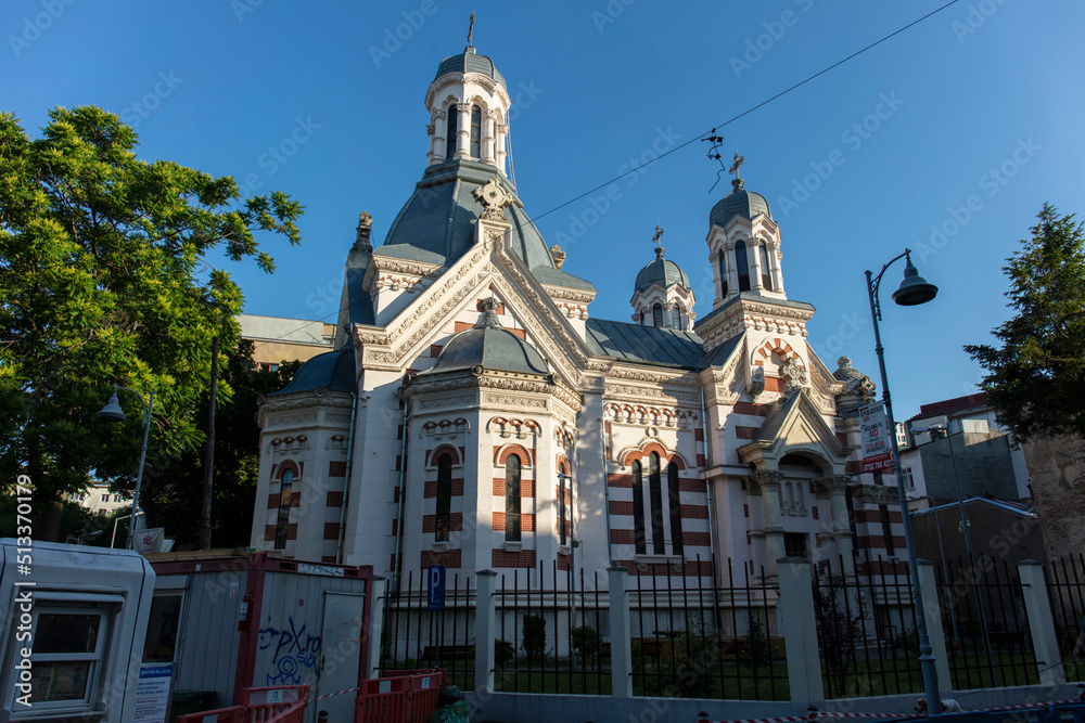 Amzei Church in Bucharest downtown