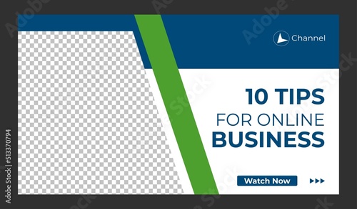 Youtube live stream video thumbnail for marketing agency | video thumbnail | Youtube thumbnail | thumbnail video cover template