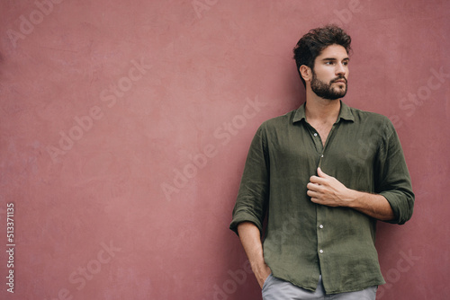 Portrait of a handsome man