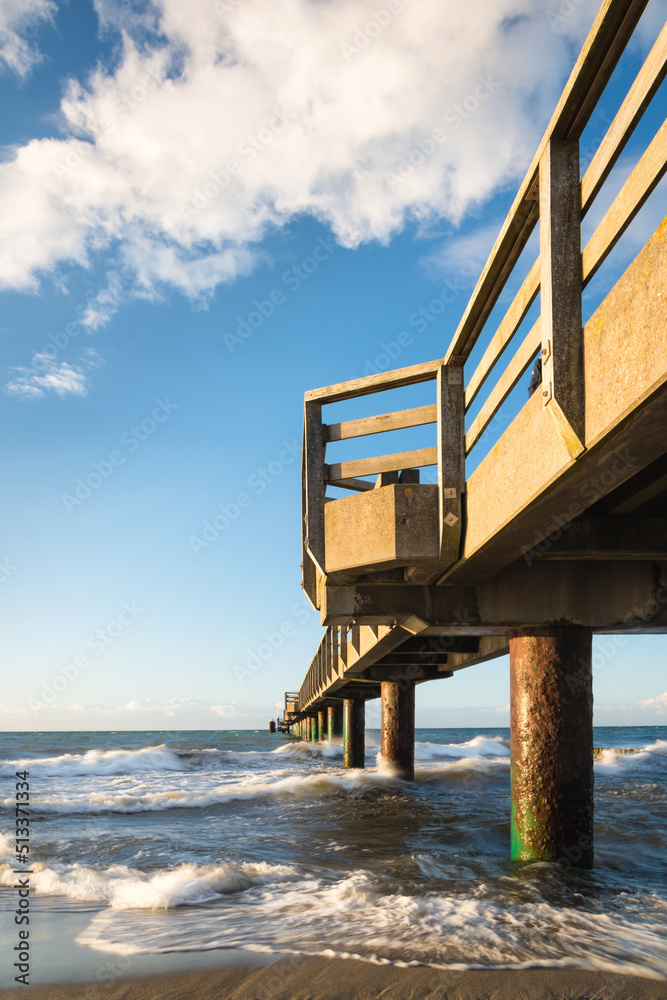  Pier in Kuehlungsborn on the Baltic Sea