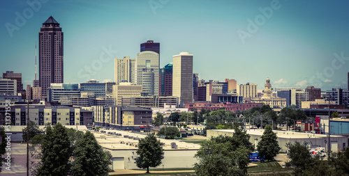 Des Moines City Skyline photo