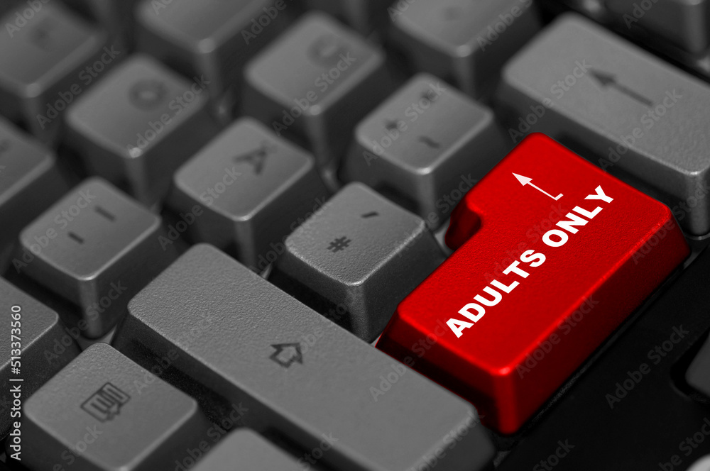 Enter Taste rot Adults Only key Tastatur Enter Taste rot Adults Only key Tastatur