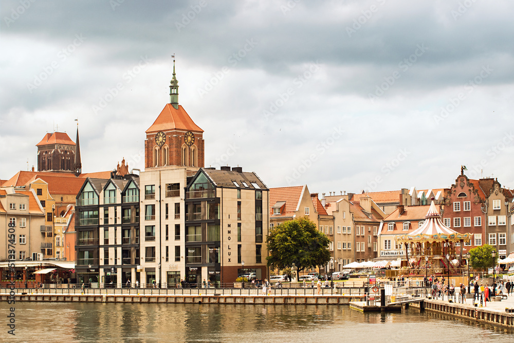 Obraz premium Stadtansicht von Danzig