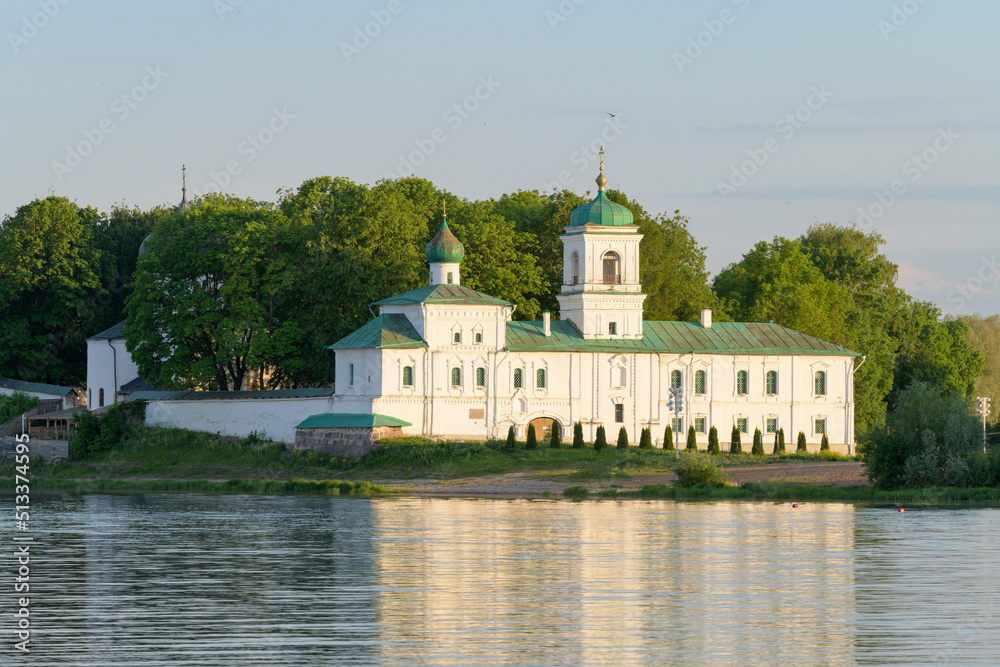 Spaso-Preobrazhenskiy Mirozhskiy Male Monastery in Pskov. Russia