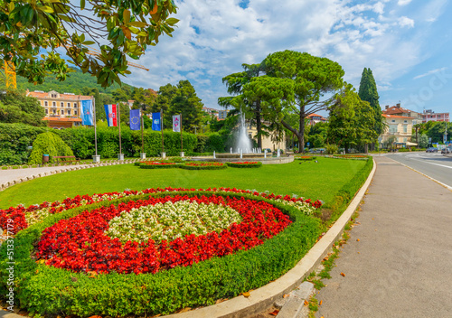 A beautiful park in Opatija, Croatia