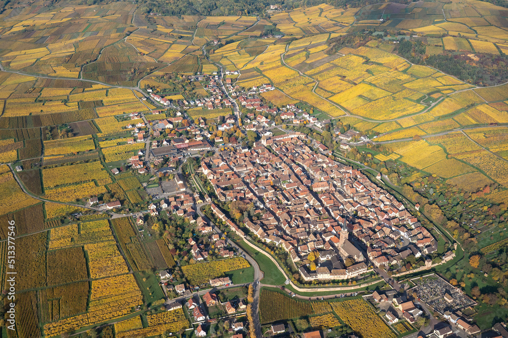 Village de Bergheim, Alsace, France