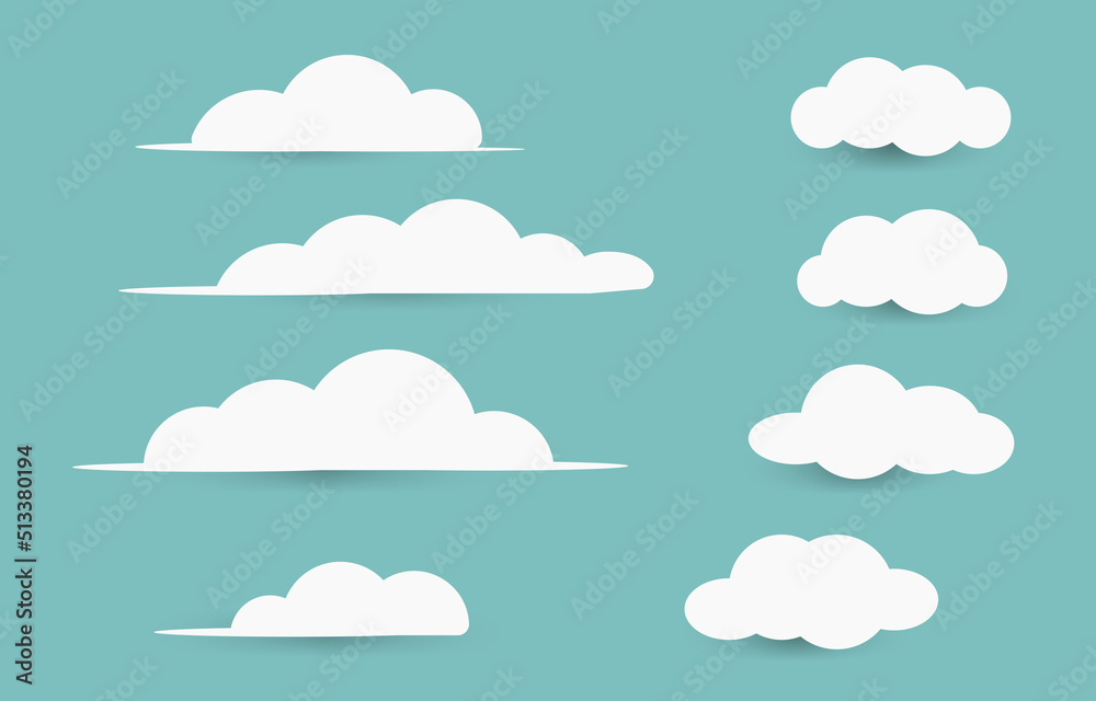 Beautiful clouds, used for illustration.