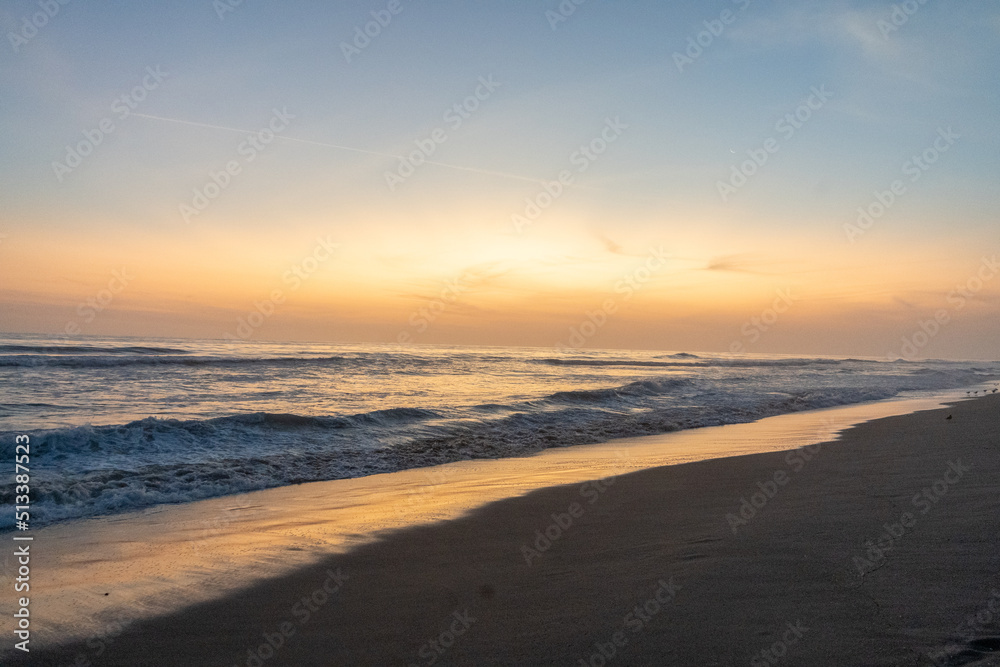 Fotografías del atardecer en la playa de Ica.