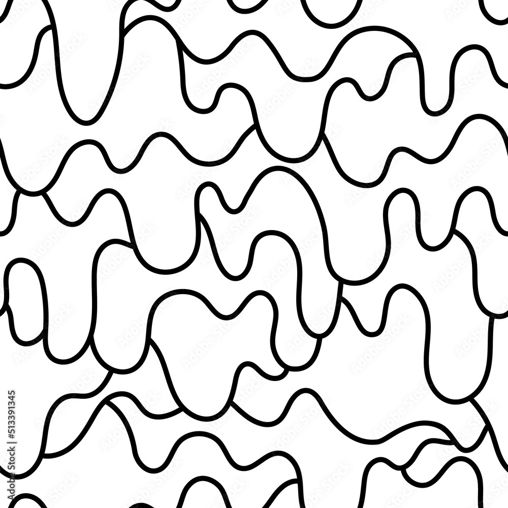Vector seamless abstract pattern. Simple design for wrapping paper, textile, stationery, wallpaper.