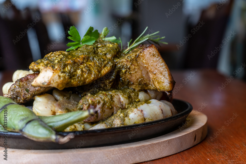 Fotografie Plato típico del Perú, Pachamanca.
