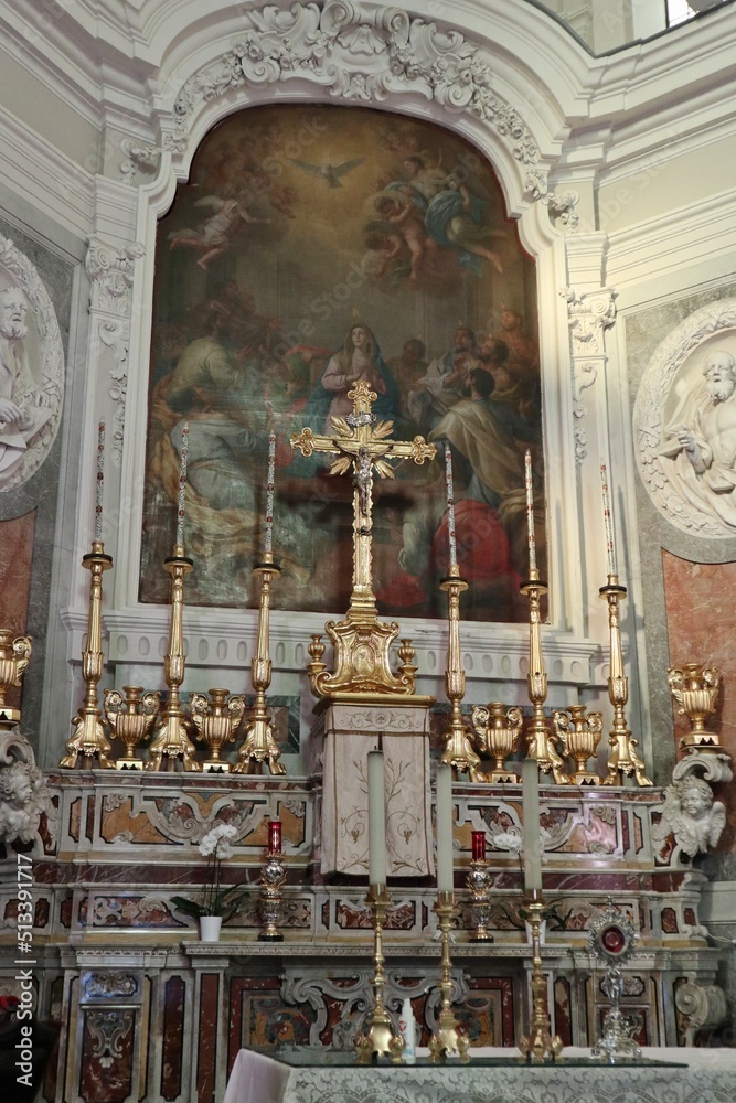 Ischia - Altare della Chiesa dello Spirito Santo