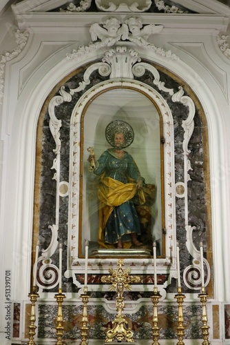 Ischia - Satua di San Pietro nella Chiesa dello Spirito Santo
