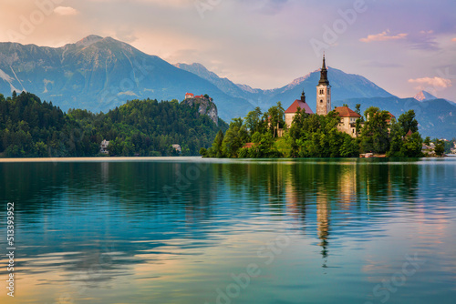 Bled Island in Lake Bled, Slovenia © Rolf