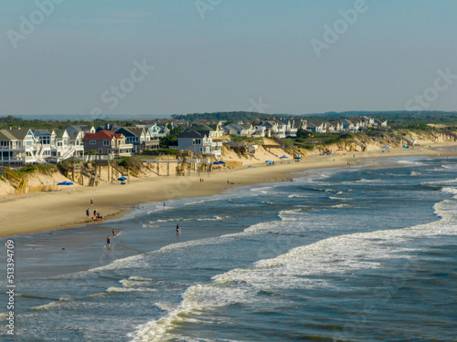 Beachfront real estate in Corolla Beach North Carolina outer banks © Felix Mizioznikov