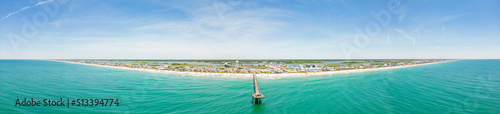 Aerial panoramic photo of Surf City North Carolina USA © Felix Mizioznikov