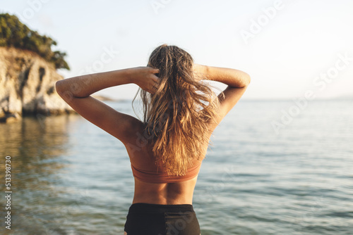Teenager Girl Enjoying At The Beach © milanmarkovic78