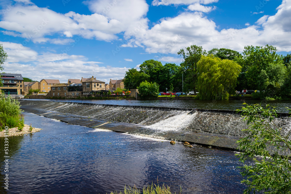 Fototapeta premium weir on the river