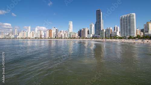 panorâmica da praia de Balneário Camboriú Santa Catarina Brasil  © Fotos GE