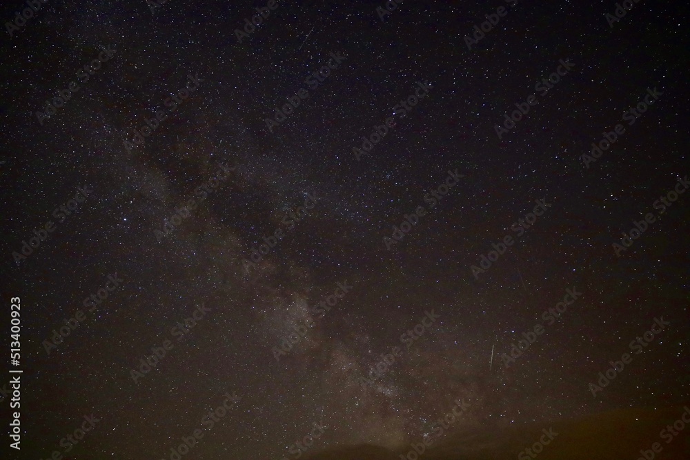 milky way over switzerland