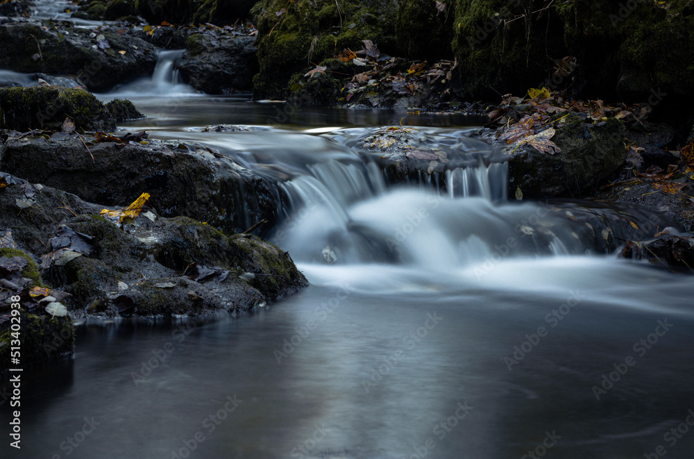 Long time exposure of a stream Long time exposure of a stream