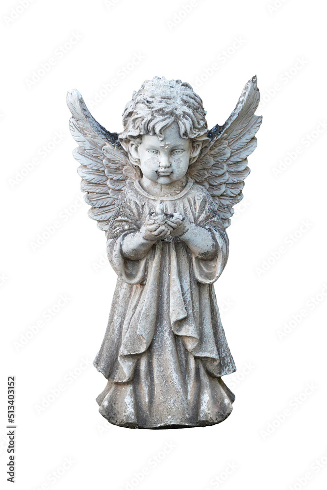 Guardian angel isolated on white background Guardian angel isolated on white background
