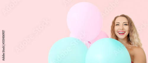 Beautiful happy young woman...