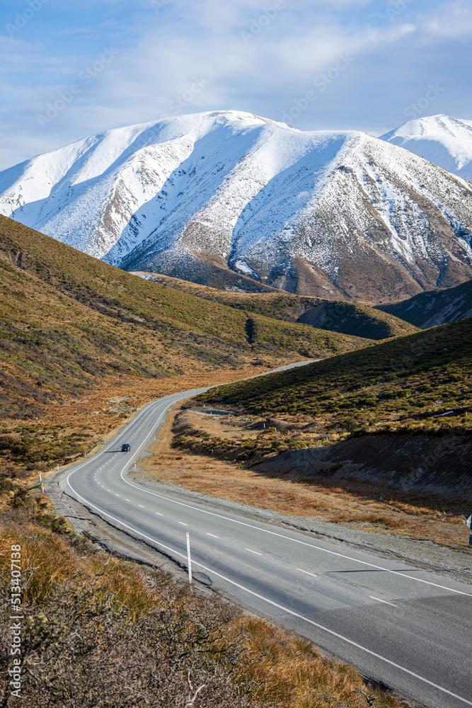 Winter in Porters Pass and Castle Hill, New Zealand