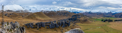 Winter in Porters Pass and Castle Hill, New Zealand