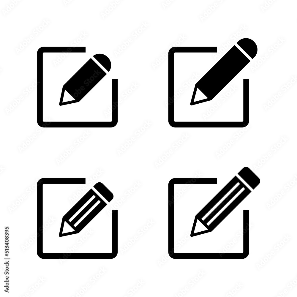 Edit icon vector. edit document sign and symbol. edit text icon. pencil. sign up Edit icon vector. edit document sign and symbol. edit text icon. pencil. sign up
