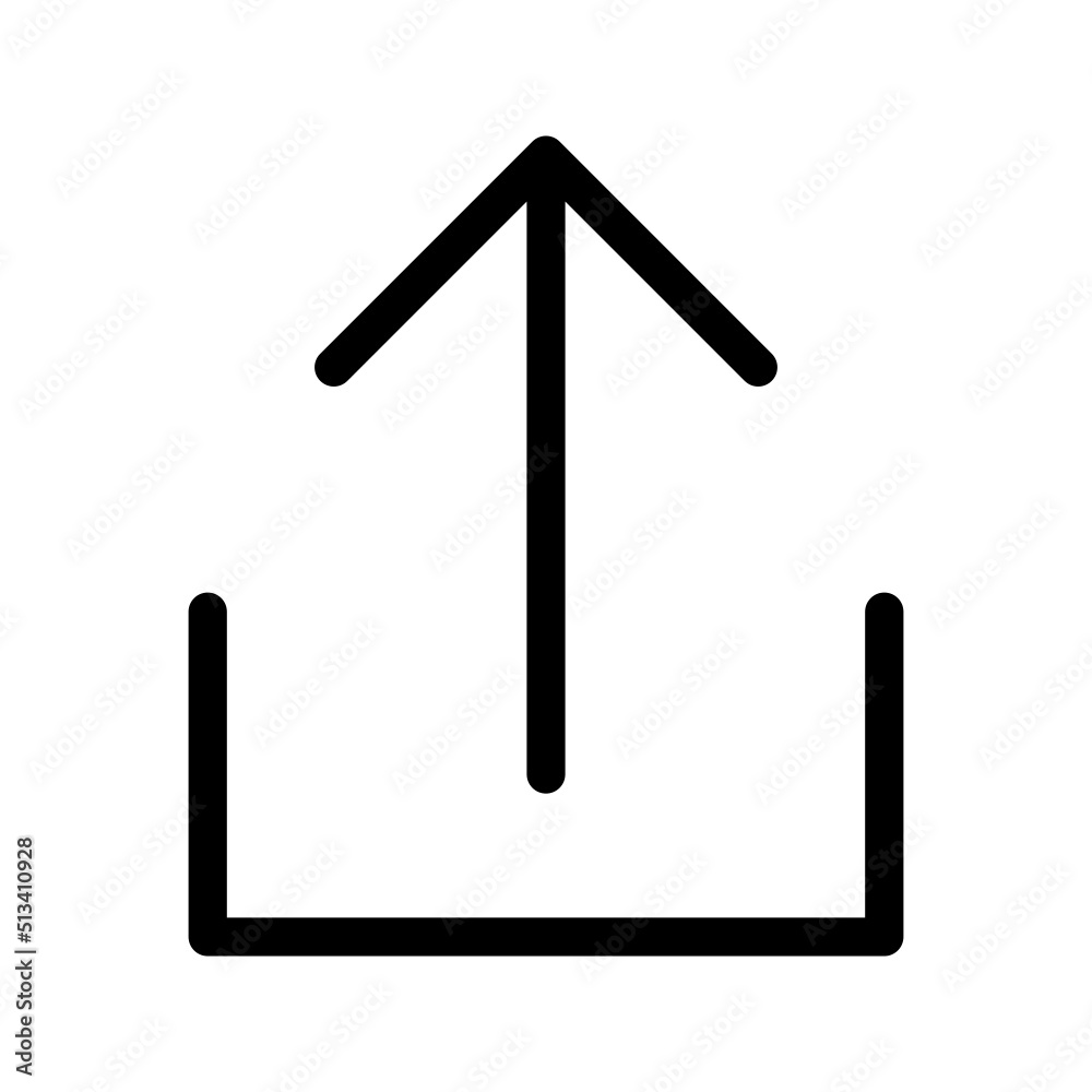 Upload Icon Vector Symbol Design Illustration Upload Icon Vector Symbol Design Illustration