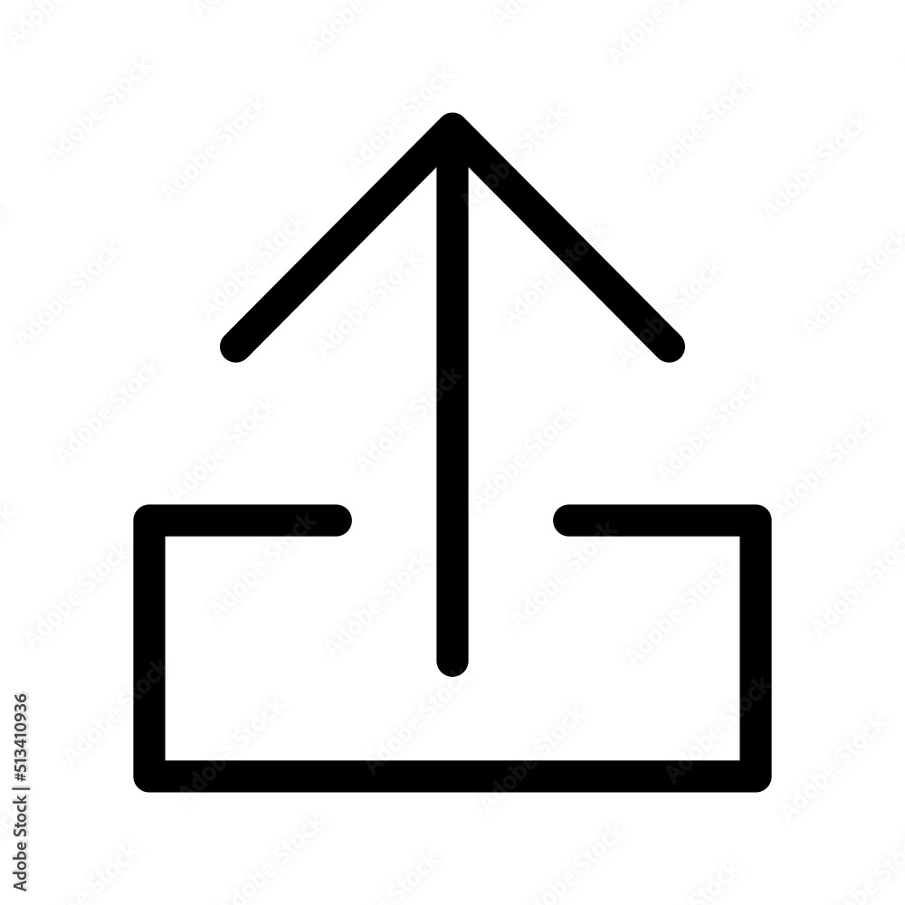 Upload Icon Vector Symbol Design Illustration Upload Icon Vector Symbol Design Illustration
