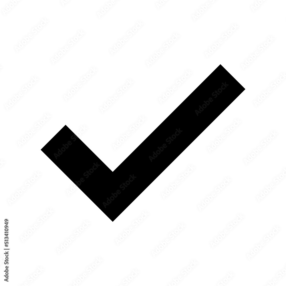 Check Icon Vector Symbol Design Illustration Check Icon Vector Symbol Design Illustration